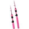 Sumsoctober Stream - Canna da pesca leggera in carbonio colata in 2 pezzi, ad alta sensibilità, azione rapida, manico rosa, impugnatura antiscivolo, per trota spigola d'acqua dolce, 150 cm, 168 cm, 180 cm (1,5 m