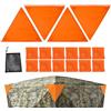 Générique Segnale Panel, Backpack Cover, Magnetic Patch with Drawstring Bag, Waterproof Shield, High Visibility, Outdoor Safety, Mountain Climbing, Tent Setup, Night Riding, Men's Gear