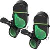 Generic Allarme sensibile al di pesce - 2 orologi da pesca a LED, struttura compatta resistente agli urti, design portatile, facile da fissare | Accessorio per pesci d'acqua per sport all'aria