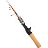 KHIronHive Canna da pesca telescopica KHIronHive da 1,65 m, in fibra di carbonio, 90 g, compatta, si restringe fino a 35 cm, supporta lenza da 1,8 a 4,5 kg, esca da 1/32-1/4 oz, 8 sezioni (A)