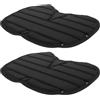 MERRYHAPY Cuscino Schienale per Kayak 2 Unitá in Spugna Nero Ergonomico e Resistente all Usura per Kayak Outdoor