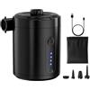 Générique Small Air Pump, ricaricabile portatile elettrico Inflator, Low Noise Compressor with 4.3 inch Length, Wireless Fast Inflator Tool for Travel, Pool Floats, Mattress and Outdoor Use
