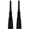 Elyebxj 2 Mazze Indiane da 2, libbre, Barra da Allenamento ponderata in plastica Riutilizzabile con Impugnatura ergonomica per Bambini e Donne, Allenamento per la Parte Superiore del Corpo, Nero