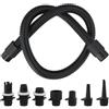 QWORK® Set Adattatori per Pompa Gonfiabile, Adattatori per Pompa SUP con 7 Ugelli e Tubo dell'Aria, per Tavola Gonfiabile Stand-Up Paddle, Barca, Tenda, Piscina