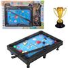 Générique Tavolo da biliardo da tavolo - Mini gioco da biliardo, ufficio interattiva | Divertenti attività di gioco di sviluppo delle abilità di coordinamento occhio-mano educativo, design portatile