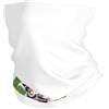 Generic Sciarpa tubolare con emblema nazionale di Santa Lucia sciarpa mezza faccia protezione UV Bandana antipolvere mezzo viso copricapo per caccia jogging pesca 25 x 50 cm