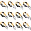 MAGICLULU 12 Pezzi Rete in Nylon Spessa Resistente per Palloni da Basket e Pallavolo Grande Spazio Interno per Sport All'aperto