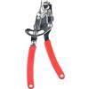 Tressify Attrezzo estrattore per cavi della bicicletta con testa pinza in acciaio inox, tendicavo freno e ingranaggi per riparazione mountain bike, manico in plastica rossa, lunghezza 16 cm