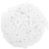 jojofuny Cuffia da Nuoto Bianca con Petali Floreali 3d Elegante e Decorativa per Donna, Proteggi Chioma Sole e Mare per Festa Estiva in Piscina