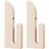 Générique Portaskateboard,1 paio di ripiani in legno, porta snowboard e skateboard | per garage, officina, negozio o collezione