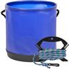 Tsophreniq Pieghevole Pesca Secchio Contenitore di Acqua Pieghevole Campeggio Lavandini per Pesca All'aperto Lavaggio Auto Scatola di Pesce Attrezzatura Secchio