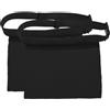 Vaguelly Borsa da Tennis Cintura 2 Unitá Chiusura Zip Liscia, Realizzata Oxford e Rete, Porta Palline da Ping Pong e Golf, Pratica e Portatile per Allenamento
