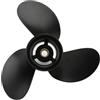 Generico Compatibile con elica in Alluminio a 3 Pale 8,5x8,5 Pollici 12 scanalature RH 48-897618A10 for fuoribordo 8-9,8 HP