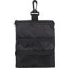 Agatige Borsa Portapalle da Golf Portatile - 7,5x6,1 Pollici - Astuccio Multitasca per Tee e Accessori da Golf - per Uomini e Donne - Borsa a Mano Nera con Cerniera
