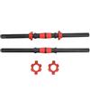 Mimdixy Maniglie per manubri da 2 pezzi, manubri in plastica da 50 cm/19,7 pollici con 4 dadi, manici per bilancieri leggeri, attrezzature per il fitness, accessori per sollevamento pesi,