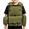 Generic Gilet per softair, regolabile, con tasche multiple protettive, per paintball, allenamento all'aperto, cosplay, giochi di ruolo, combattimento e battaglia