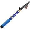 HanOaki Canna da pesca telescopica in fibra di carbonio per mini canne da pesca, design portatile, adatta per viaggi e Tion (1 m blu)