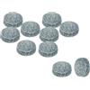 PATIKIL 10pz Punta Stecca Biliardo 11mm Dia Punte Ricambio Grigio