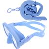 Beaupretty Set Maschera da Snorkeling per Adulti con Design Integrato in Silicone e Vetro Temperato, Visione Chiara, Pieghevole e Custodia per Outdoor