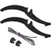 OHPHCALL Manopola Freno per Snowboard in Plastica Nera, Sicura e Facile da Installare, Accessorio per Attrezzatura Sciistica Invernale