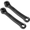 Générique Abm Mountain Bike - Crack a denti da 6,1 pollici per la sostituzione di 127 mm, parte di bicicletta da 2 pezzi con regolazione di precisione, accessorio per manovella per la corsa urbana Racing L'