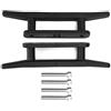 Rjrjc Tacchetti di ormeggio per ponte, 16,5 cm, antiruggine, punto di accesso stabile, facile installazione, kit di coppia per kayak, barca, accessori per canoa
