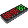 TIKATARER Grande Timer da Palestra a LED da 12,4 Pollici con Telecomando Wireless, Conto alla Rovescia, Conto alla Rovescia, Intervallo, Tabata, modalità FGB per Allenamento Fitness, MMA,