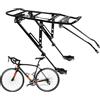 Nuyhgtr Rack in lega di alluminio, Quick Release Riding Carrier, Outdoor Cycling Rack, Regolabile Rear Rack, Lightweight Cycling Carrier, 40 x 14 x 18,5 cm, 15,75 x 5,51 x 7,28 cm, per ciclismo all'aperto