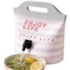 Generic Sacchetti d'acqua per campeggio | Dispenser per bevande a tenuta stagna con rubinetto, contenitore d'acqua con beccuccio, per escursionismo, pesca, barca, viaggi, auto, sport, attività all'aperto