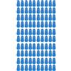 Tsophreniq 100pcs Buone Elasticità Gomma Spazio Bean Stopper Gomma Attrezzatura Da Pesca Accessori Attrezzatura Da Pesca Silicone Attrezzatura Da Pesca