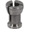 Auratrove Set di mandrini a pinza in acciaio al carbonio, 6 mm, 6,35 mm, 8 mm, per fresatrice per incisione, taglio, adattatore di bloccaggio, 3 pezzi