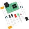 JECOMPRIS 3pezzi Kit Elettronico Multivibratore Istruzioni Passo Passo Componenti Robusti Per Circuiti Doppia Luce Lampeggiante Kit Di Formazione Per Pratica Di Saldatura