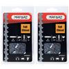 MRFARZ Catena per motosega da 50,8 cm, 2 catene, passo 0,325 cm, calibro 160 cm, 81 maglie, 26RS 81, adatta a Stihl (PRE 2023, calibro 163 cm), MS291, MS271 Farm Boss, MS261-36390050081, V8 1