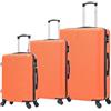 CELIMS - Valigie leggere approvate da 100+ compagnie aeree per un viaggio in tutta fiducia, arancione, Set 3 Pièces, Set di 3 pezzi