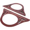 SEWOART Manici Legno per Borse Uncinetto, 2 Pezzi Manici D-Shaped in Legno, Comodi da Impugnare, Sostituzione per Borsa da Viaggio e Lavoro Colore Casuale