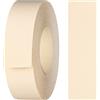 haggiy Bordatura in melamina con adesivo termofissante, 21 mm x 5 m | Bordatura da stirare per ripiani e lastre | Nastro per bordi - Decorazione: Beige