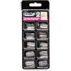GLAM UP Glam'Up Paris - 100 capsule pre-levigate trasparenti per vernice, unghie finte a piena copertura, per manicure americana, pre-limate, facili da applicare, n. 250, forma quadrata lunga