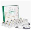 Helining Coppettazione Massaggio Set Professionale 18 Pezzi Con Pompa a Vuoto E Istruzioni, Cupping Therapy Kit, Coppettazione Su Tutto Il Corpo, Massaggiatore Anticellulite Set (18PCS)