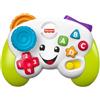 Fisher-Price Controller Gioca & Impara Ridi & Impara, Giocattolo per Neonati, Videogioco Finto con Musica e luci per Bambini +6 Mesi, multilingue: Inglese, Italiano, Portoghese, Spagnolo, JFD13