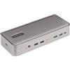 STARTECH Dual-Laptop Usb-C KVM Docking Station, Dual Schermo 4K 60Hz Displayport