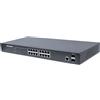 INTELLINET 16-Port Gigabit Ethernet Poe + Managed Interruttore Con 2 SFP Porte,
