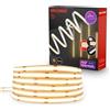 Briloner - Striscia LED COB Pimp Your Panel kit di estensione, 3000 K luce bianco caldo, tagliabile, autoadesiva, strisce LED per pannelli acustici, illuminazione parete, 2,6 m