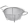 Westmark Setaccio Verticale - Setaccio in acciaio inox a maglia fine con base stabile e maniglie per trasportare, bordo largo, lavabile in lavastoviglie - ø 18 cm