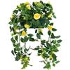 Flair Flower Fiori artificiali di rose selvatiche in scatola, 57 cm, decorazione per matrimoni, fiori di seta, fiori decorativi