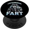 Alpha Wolf Meme Oddly Specific Se parlano alle tue spalle Fart Alpha Wolf Meme PopSockets PopGrip Adesivo