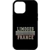French born and France apparel Custodia per iPhone 12 Pro Max Retro Limoges Francia