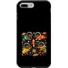 Rottweiler Astronaut Space Dogs Mid Cent Custodia per iPhone 7 Plus/8 Plus Rottweiler Astronauta Space Dogs Mid Century Retro