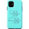 Composer Musician Orchestra Band Gifts Custodia per iPhone 11 Grafico delle formule di progressione degli accordi di teoria musicale classica Jazz