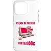 Retro Tech Humor & Vintage Computer Gift Custodia per iPhone 16 Pro 1900s Divertente Tech Retro Computer Umorismo