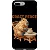 Pottery Capybara Outfit Custodia per iPhone 7 Plus/8 Plus Funny Craft Peace Capybara con Potter Hobby